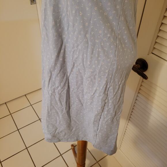 Brandy Mayville Blue Floral Spaghetti Strap Mini Dress V Neck Size XS - Picture 5 of 7